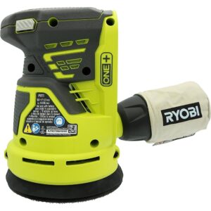 Ryobi P411 One+ 18 Volt 5 Inch Cordless Battery Operated Random Orbit Power Sander (Battery Not Included / Power Tool Only)