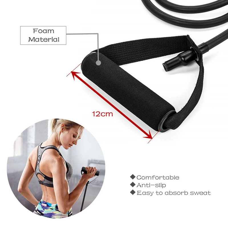 Resistance Bands With Handles, Exercise Bands, Workout Bands With Handles For Men Women, Strength Training Equipment At Home - Image 4