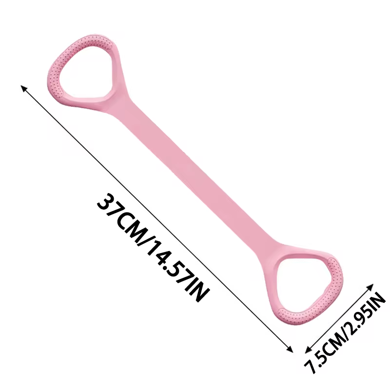 Stretch Strap Yoga 8-figure Tensioner Yoga Tool Open Back Practice Shoulder Yoga Stretching Belt Elastic Stretch Band Workout - Image 6