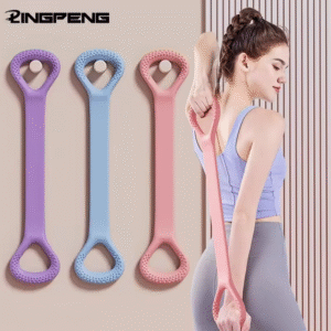 Stretch Strap Yoga 8-figure Tensioner Yoga Tool Open Back Practice Shoulder Yoga Stretching Belt Elastic Stretch Band Workout