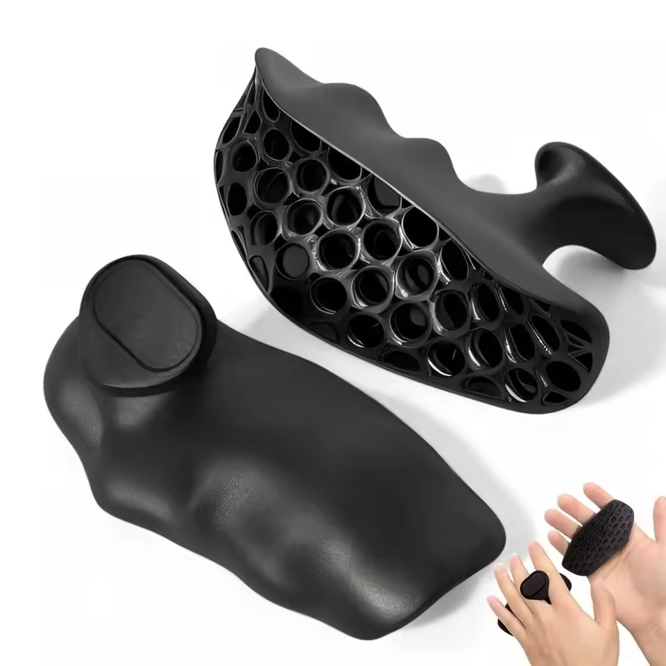 New Anti-Slip Grip Strengthener No Sweaty Portable Finger Trainer Breathable Comfort Workout Grips for Dumbbell Lifting - Image 3
