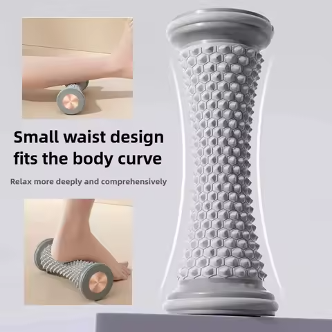Foot Massager Massage Roller Yoga Massage Ball Plantar Fascia Roller Muscle Relaxation Care Plastic Manual Foot Massager Rollers - Image 2