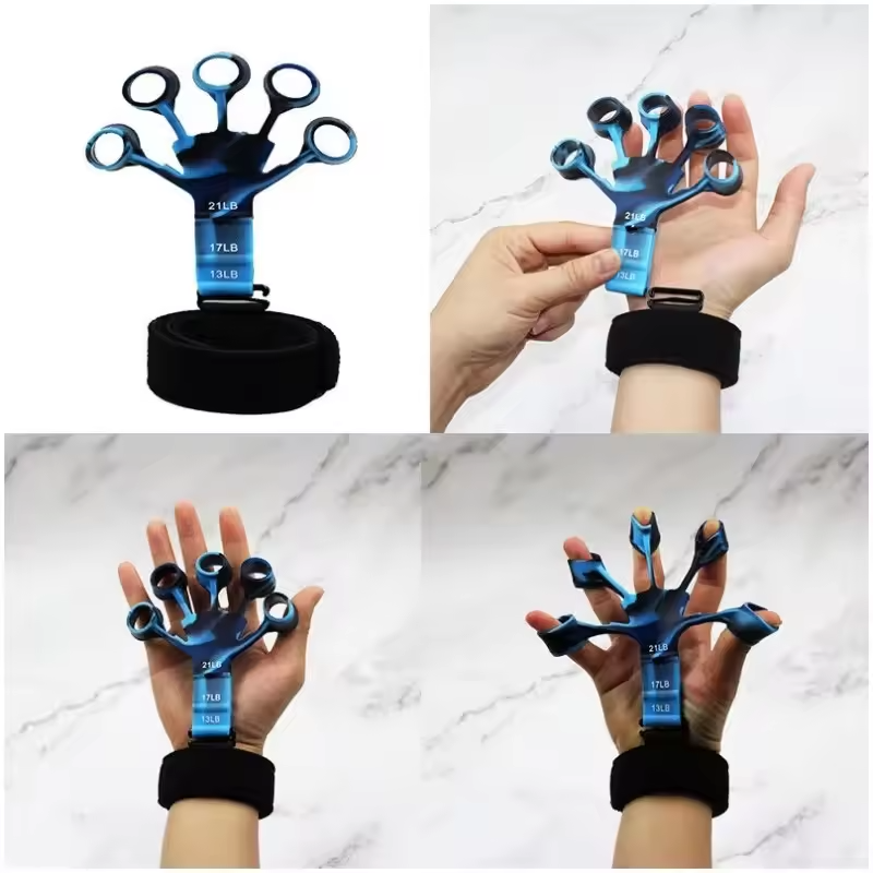 Finger Gripper Finger Exerciser Guitar Finger Exerciser 6 Resistant Levels Recovery Physical Tools Hand Strengthener For Patient - Image 2