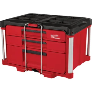 Milwaukee PACKOUT Multi-Depth 3-Drawer Tool Box, 50 Lb. Capacity
