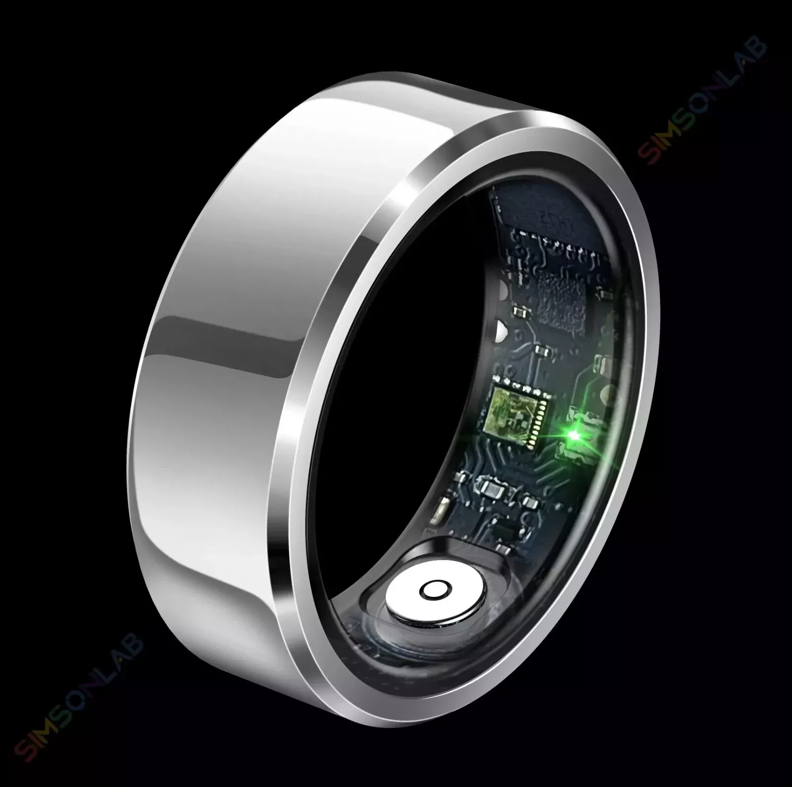 Smart Ring Health Waterproof IP68 Finger Ring Monitor Heart Rate Fitness Tracker - Image 2