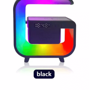 Multifunction Wireless Charger Stand Bluetooth 5.0 Speaker FM TF RGB Night Light