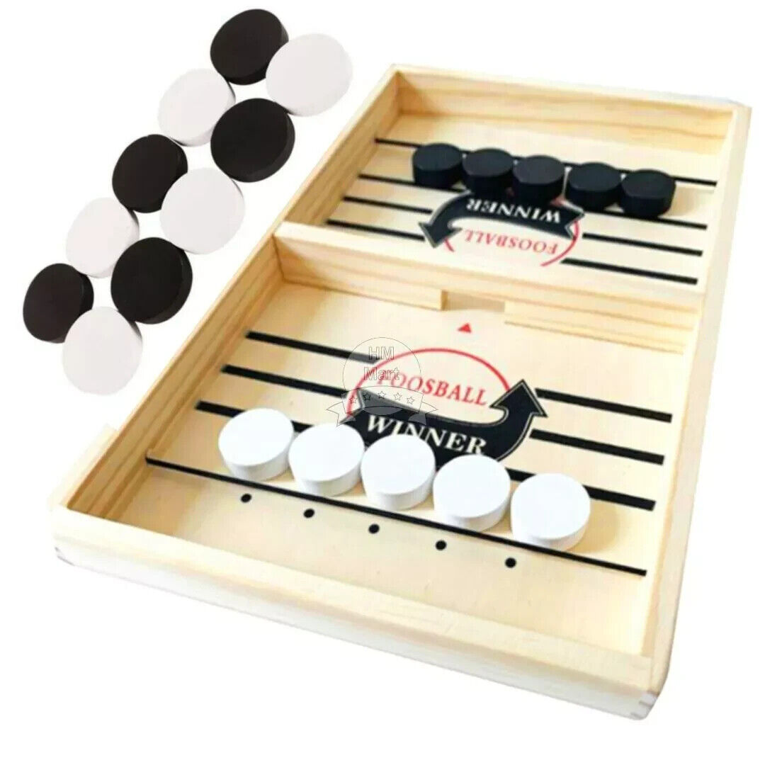 Table Hockey Paced Sling Puck Board Game Fast Sling Puck Winner Party Game Adult