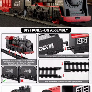 Tax excluded, add at checkout if applicable. Electric Train Track Set with Light