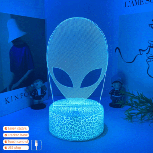 3D nightlight, USB plug, atmosphere decoration table light, holiday gift night