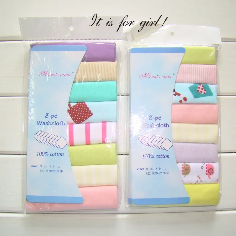 5/8pcs/pack Cotton Newborn Baby Towels Saliva Towel Nursing Towel Baby Boys Girls Bebe Toalha Washcloth Handkerchief Cloth Wipes - Image 8