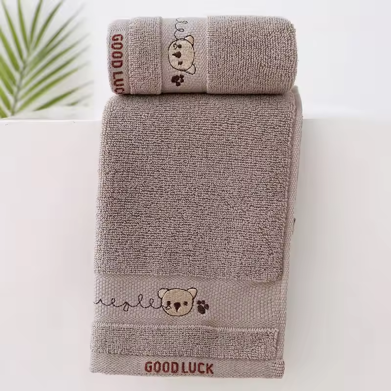Baby Towels Cotton Bath Towel Face Washcloth Cute Cartoon Bear Hand Wipe Soft Children Towels Kids Newborn Bathing Handkerchief - Image 8