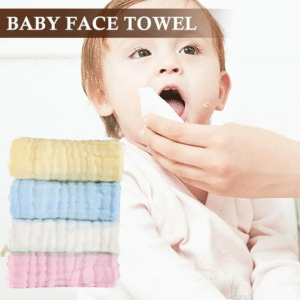 New Baby Muslin Washcloths Soft Newborn Baby Face Towel for Sensitive Skin- Baby Registry as Shower